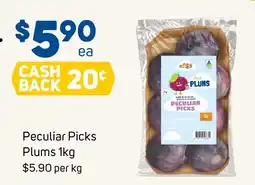 Foodland Peculiar Picks Plums offer