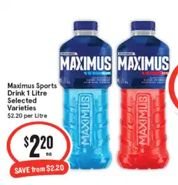 IGA Maximus Sports Drink offer