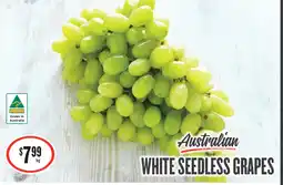 IGA Australia white seedless grapes offer