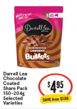 IGA Darrell lea chocolate coated share pack offer