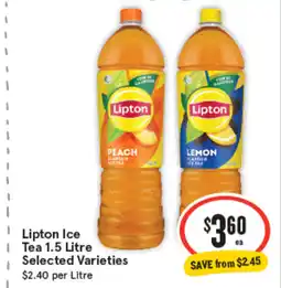 IGA Lipton ice tea offer