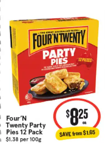 Four'n twenty party pies