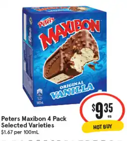 IGA Peters maxibon offer