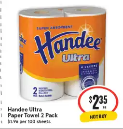 IGA Handee ultra 1 paper towel offer