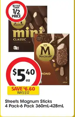 Coles Streets magnum sticks offer