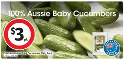 Coles Coles australian baby cucumbers pack offer