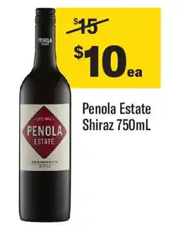 Coles Penola estate shiraz offer