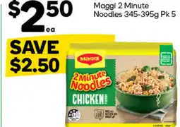 Woolworths Maggi 2 minute noodles offer