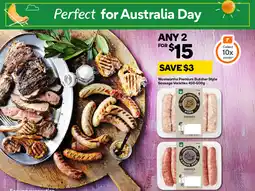 Woolworths Woolworths premium butcher style offer