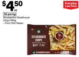 Woolworths Woolworths steakhouse chips offer