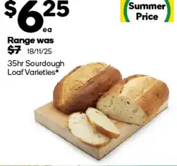 Woolworths 35hr sourdough loaf offer