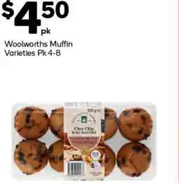Woolworths Woolworths Muffin Varieties offer