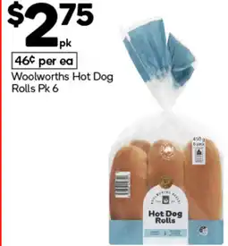Woolworths Woolworths hot dog rolls offer