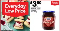 Woolworths Cottee's jam offer