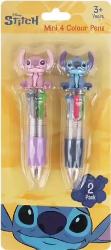 Toymate Disney Stitch Mini Four Colour Pens offer
