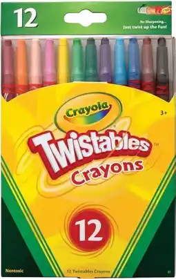 Toymate Crayola 12 Twistable Crayons offer