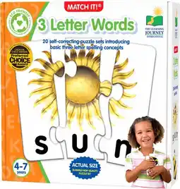 Toymate Match It! 3 Letter Words offer