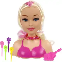 Toymate Dollie & Me 18 Blonde Glam Styling Head offer