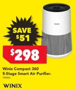 Harvey Norman Winix Compact 360 5-Stage Smart Air Purifier. offer