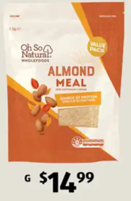 ALDI Almond Meal offer