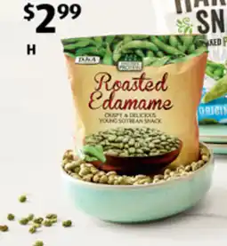 ALDI DJ&A Nature's Protein Roasted Edamame offer