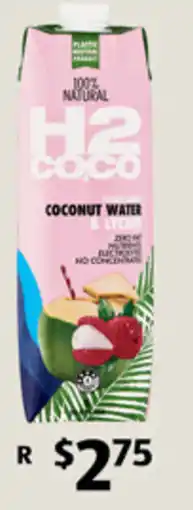 ALDI H2Coco Coconut Water & Lychee offer