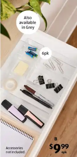 ALDI Drawer Organisers offer