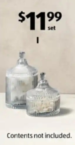 ALDI Apothecary Glass Jar Set offer