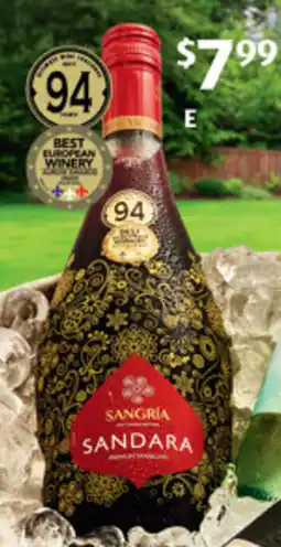 ALDI Sandara Sparkling Sangria NV offer