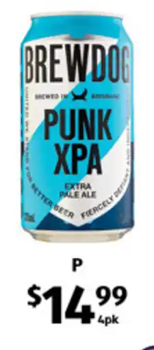 ALDI BrewDog Punk XPA offer