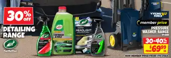 Pressure washer range