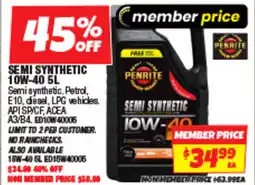 Autobarn Semi synthetic 10w-40 offer