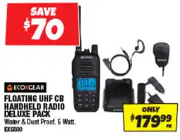 Autobarn Floating uhf cb handheld radio deluxe pack offer