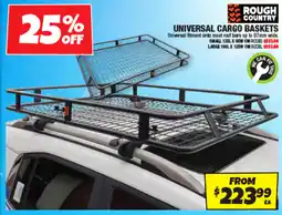 Autobarn Universal cargo baskets offer
