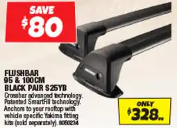 Autobarn Flushbar black pair offer