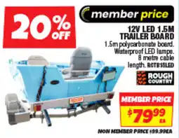 Autobarn 12v led 1.5m trailer board offer