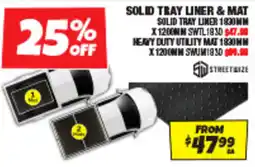 Autobarn Solid tray liner & mat offer