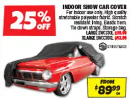 Autobarn Indoor show car cover offer