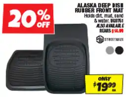 Autobarn Alaska deep dish rubber front mat offer