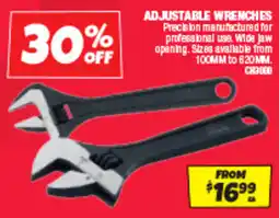 Autobarn Adjustable wrenches offer