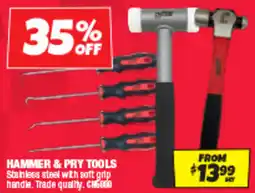 Autobarn Hammer & pry tools offer