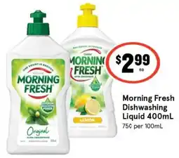 IGA Morning Fresh Dishwashing Liquid offer