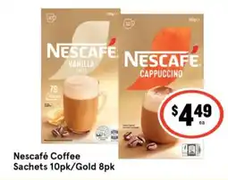 IGA Nescafé coffee sachets offer