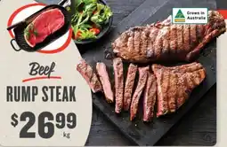 IGA Beef rump steak offer