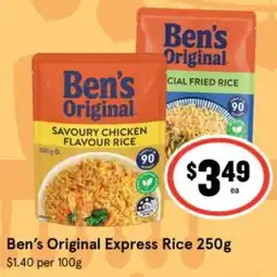 IGA Ben's original express rice offer