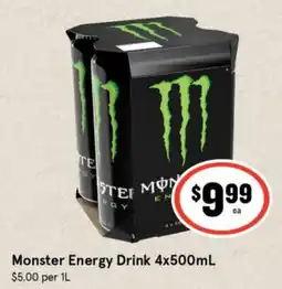 IGA Monster Energy Drink offer
