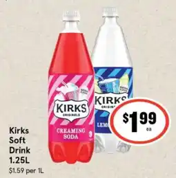 IGA Kirks Soft Drink offer