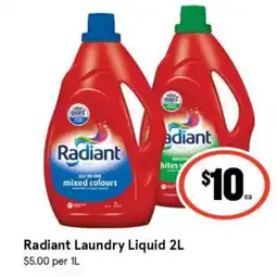 IGA Radiant Laundry Liquid offer