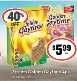 IGA Streets Golden Gaytime offer