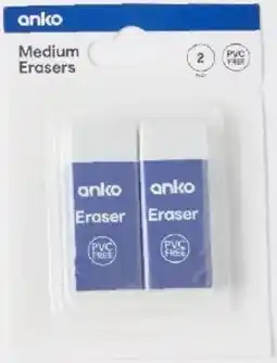 Kmart Medium Erasers offer
